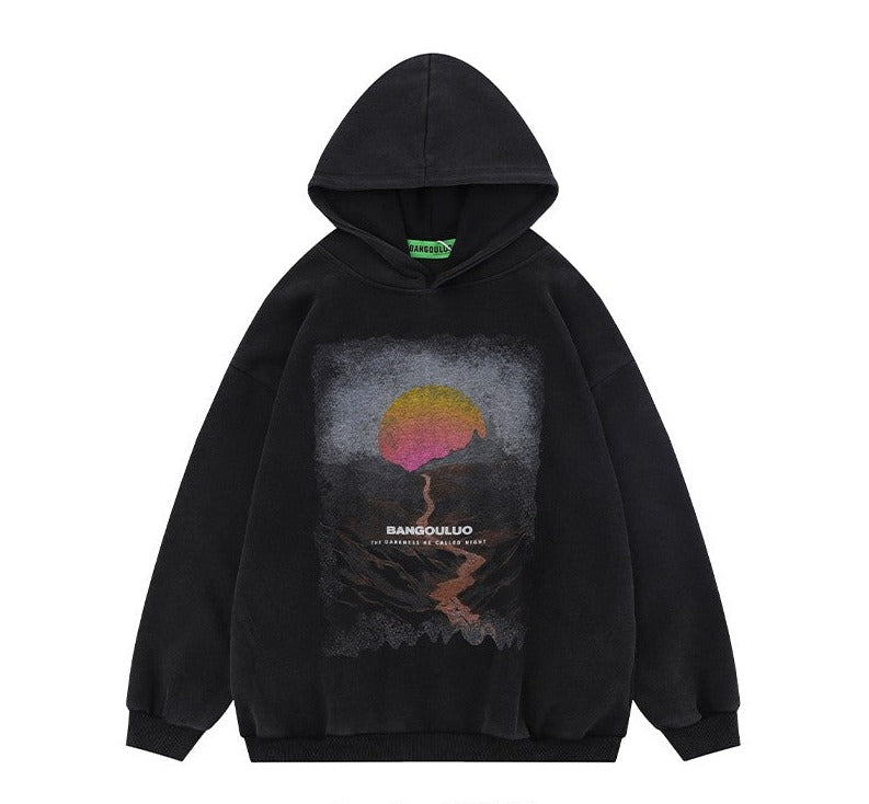 Mars Valley Sunset Unisex Hoodies