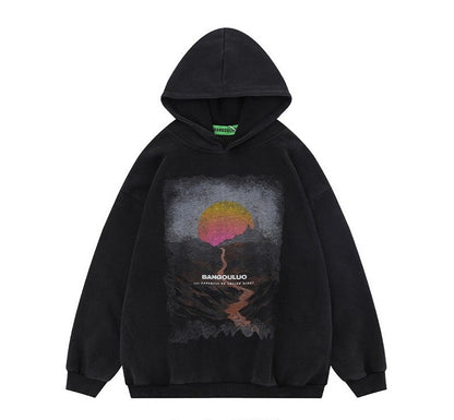 Mars Valley Sunset Unisex Hoodies