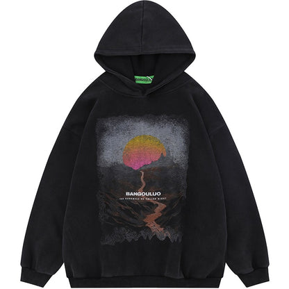 Mars Valley Sunset Unisex Hoodies