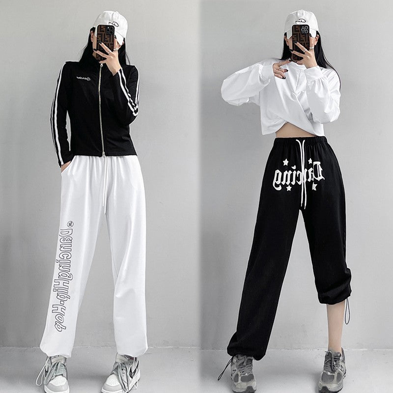 Short Street Sport Sweater Fashion Loose Jazz Set