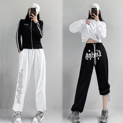 Short Street Sport Sweater Fashion Loose Jazz Set