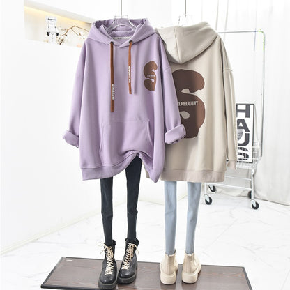 High-end hooded sweatshirt for women's