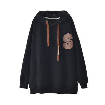 High-end hooded sweatshirt for women's