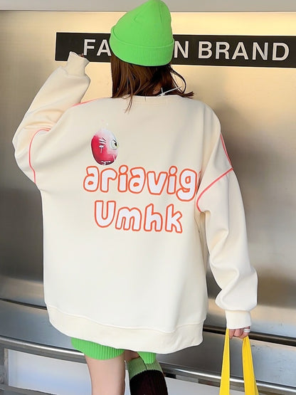 Graffiti sweatshirt for women