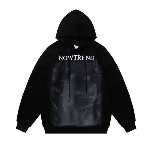 Dark graffiti hooded sweatshirt