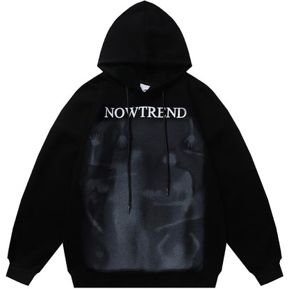 Dark graffiti hooded sweatshirt