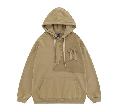 Embroidered hooded sweatshirt