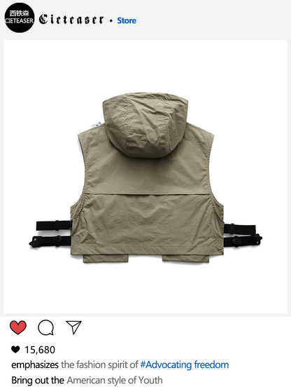 Outdoor vest jacket