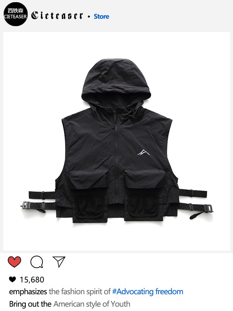 Outdoor vest jacket