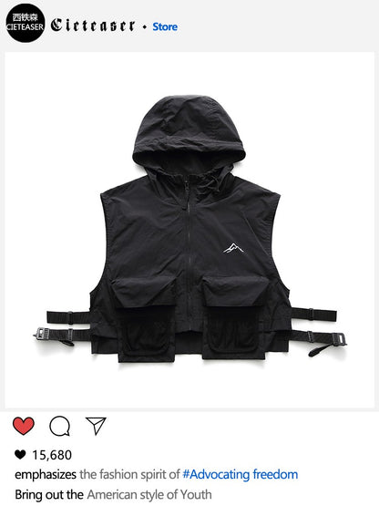 Outdoor vest jacket