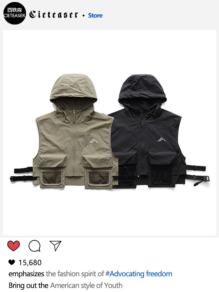 Outdoor vest jacket