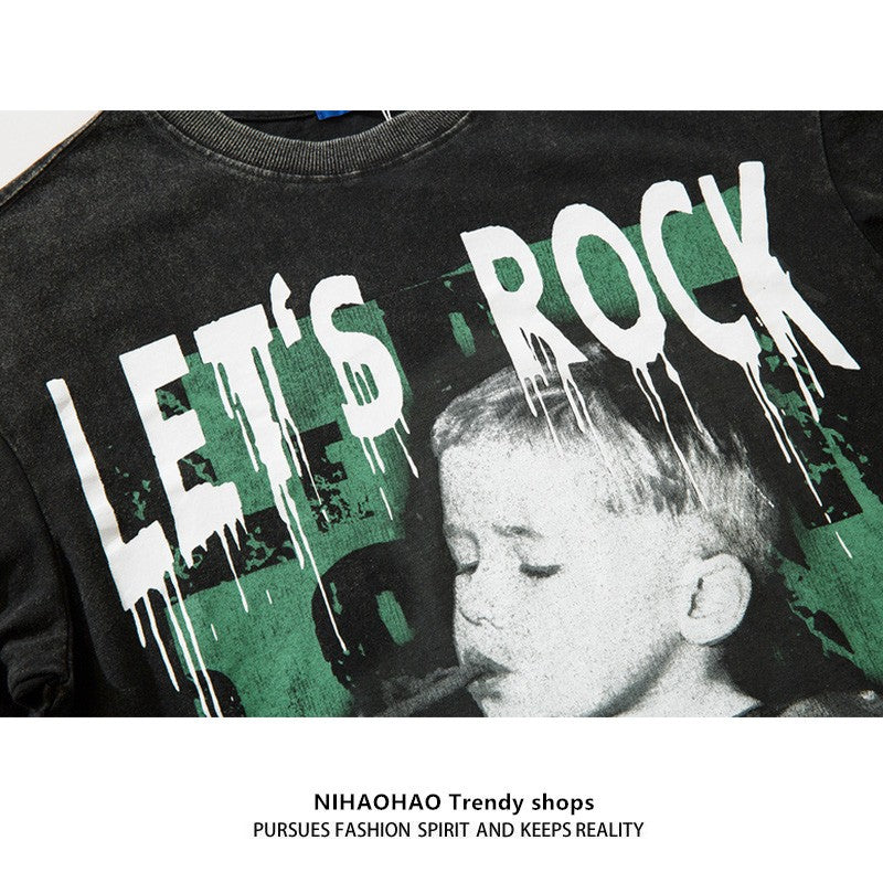 Lets rock short-sleeved unisex T-shirt