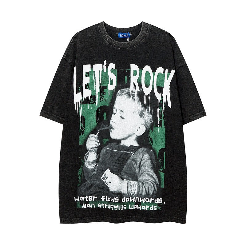 Lets rock short-sleeved unisex T-shirt