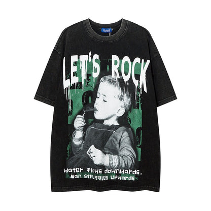 Lets rock short-sleeved unisex T-shirt