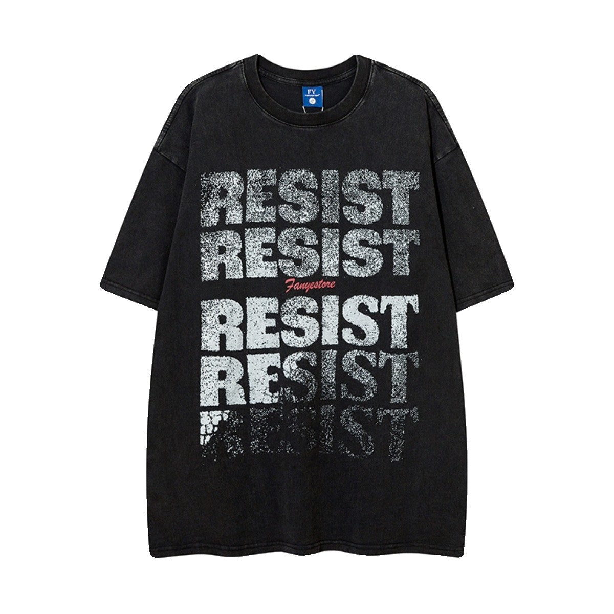 Resist inspired short-sleeved unisex T-shirt