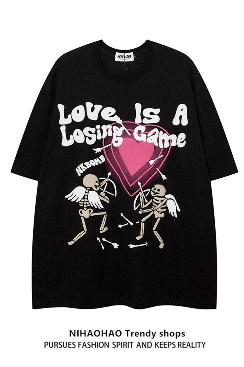 Love foam printed unisex T-shirt