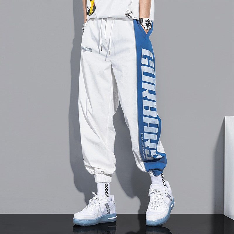 Sanitary jogger pants men cool sports pants