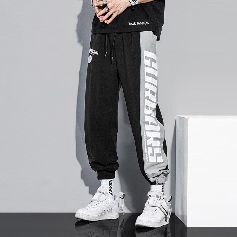 Sanitary jogger pants men cool sports pants