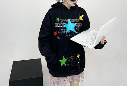 New Multi Stars Unisex Hoodie