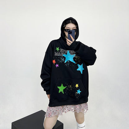 New Multi Stars Unisex Hoodie