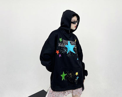 New Multi Stars Unisex Hoodie