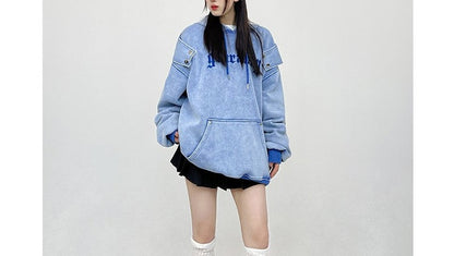 Unisex Heavyweight Washed Oversize Hoodies