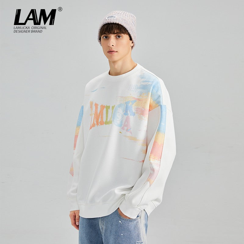 Dopamine plush pullover oversize loose sweather