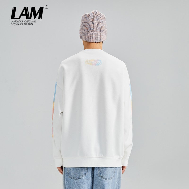 Dopamine plush pullover oversize loose sweather