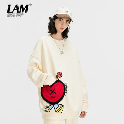 Pocket Love Unisex Pullover Sweater