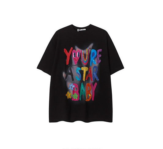 You Are Star Letter Printed Unisex T-shirts