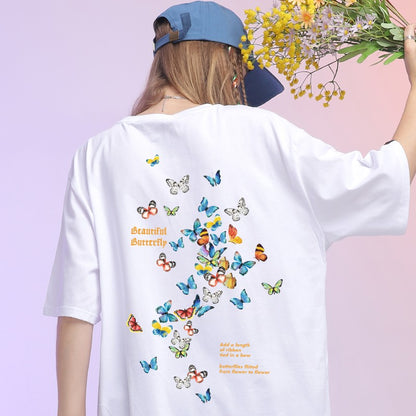 Butterfly T-shirt printed wear