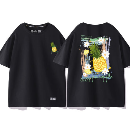 Women summer personalized pineapple T-shirts