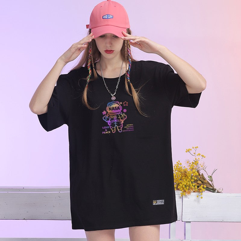 T-shirts summer women oversize short-sleeved loose fit