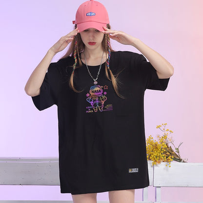 T-shirts summer women oversize short-sleeved loose fit