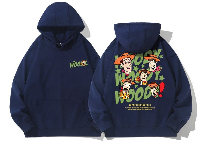 Cartoon Couple Unisex Hoodies