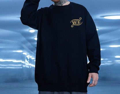 Unisex sweatshirts round neck hip-hop trend oversize