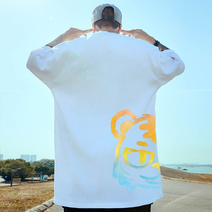 T-shirt new oversize hip-hop summer unisex couple wear half-sleeve