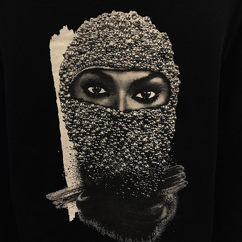 The pearl masked men's round neck sweatshirts