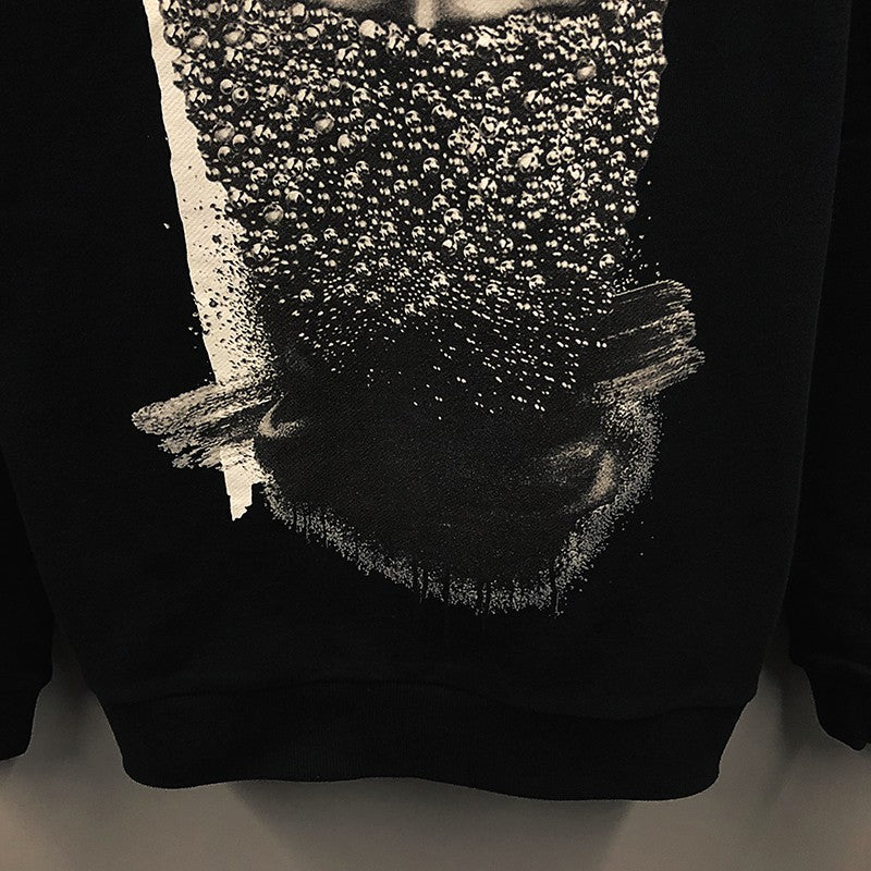 The pearl masked men's round neck sweatshirts