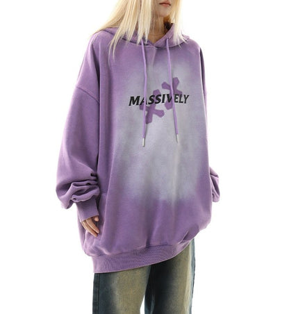 Hoodies Distressed Cross Vertigo Hiphop unisex Sweatshirt Oversize Hoodie