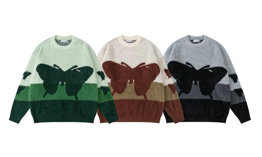 Unisex Thickened Knitted Shirt Sweater