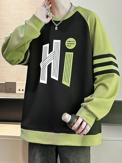 Hi sweatshirt classic unisex loose fit hiphop street wear