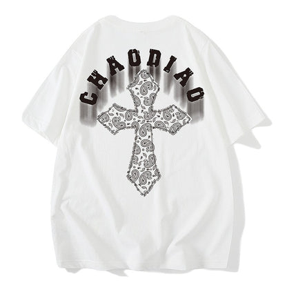 Cross oversized unisex T-shirt