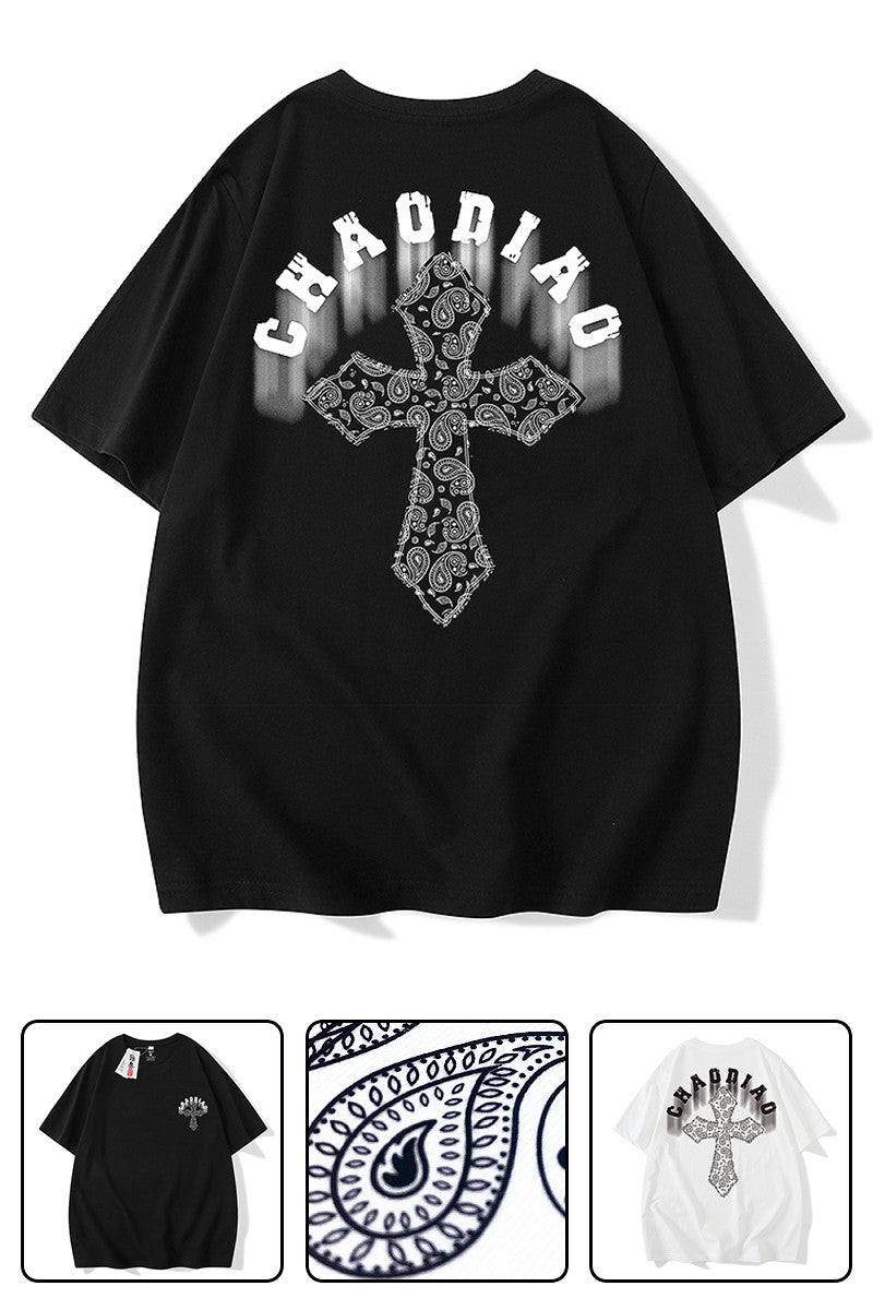 Cross oversized unisex T-shirt