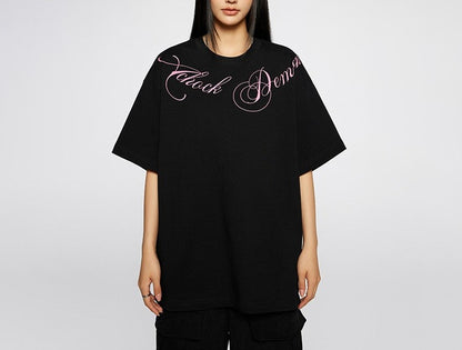 Round neck graphic t-shirts print