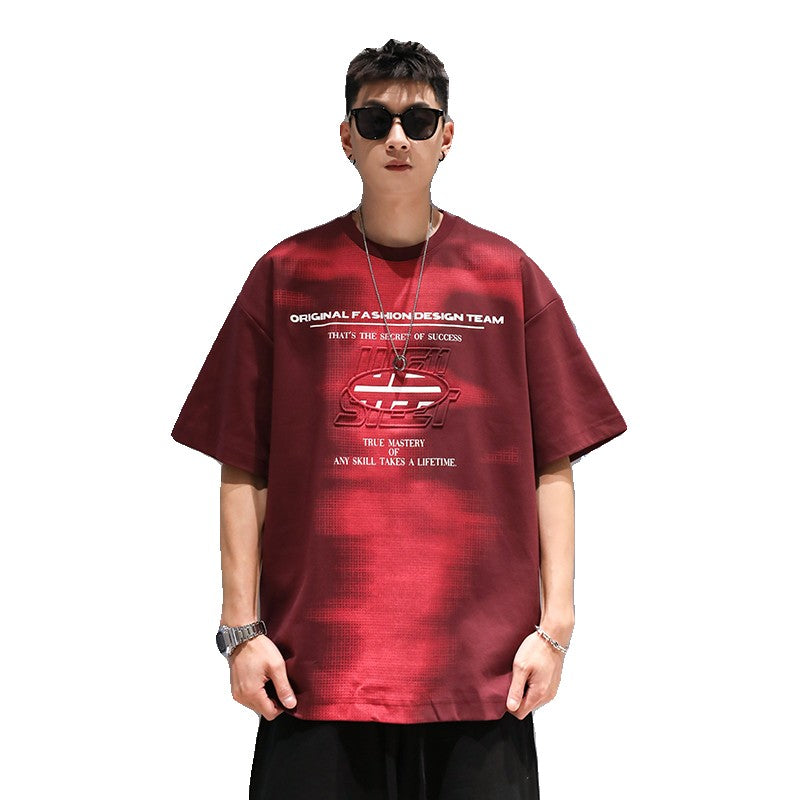 Skilled men three-dimensional fashionable unisex summer T-shirt