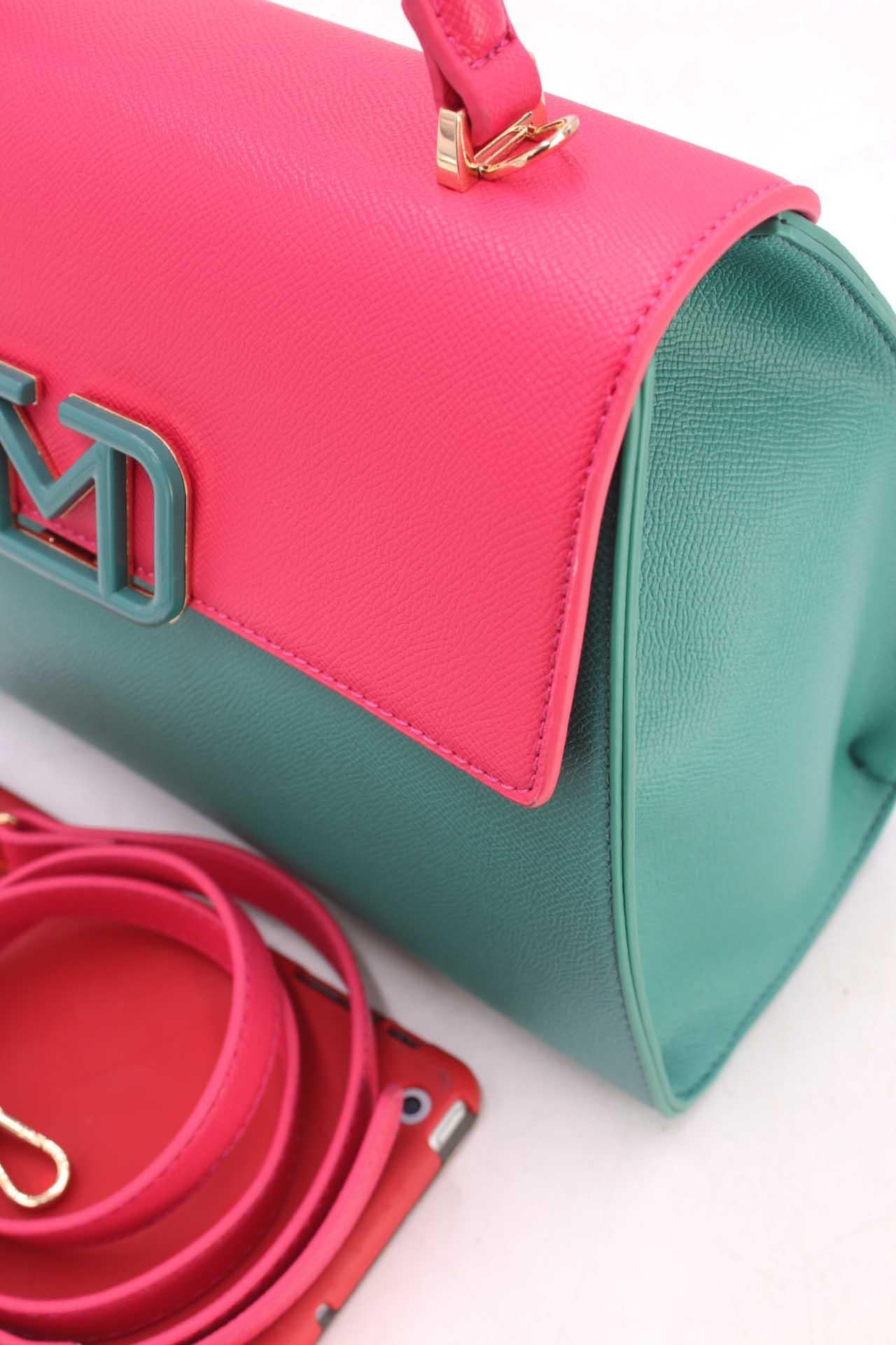 T&amp;E-Handtasche aus simuliertem Leder für Damen